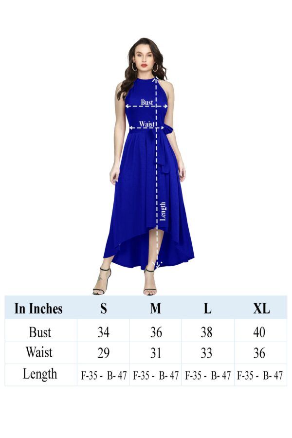 Gorgeous Royal Blue Women's Wear Maxi Dress - Image 5