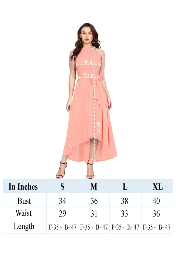 Gorgeous Peach Women’s Wear Maxi Dress - Image 6