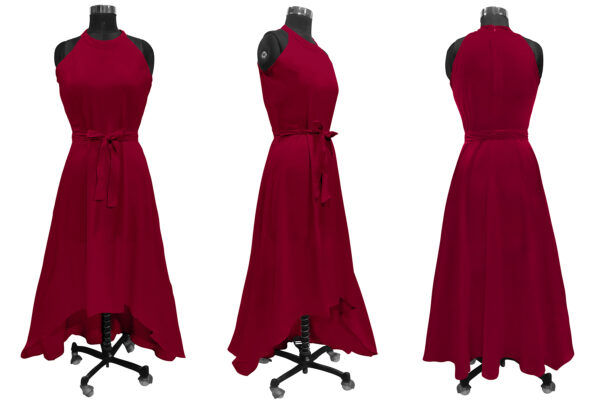 Gorgeous Maroon Women’s Wear Maxi Dress - Image 5