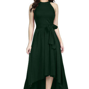 Gorgeous Bottle Green Women’s Wear Maxi Dress