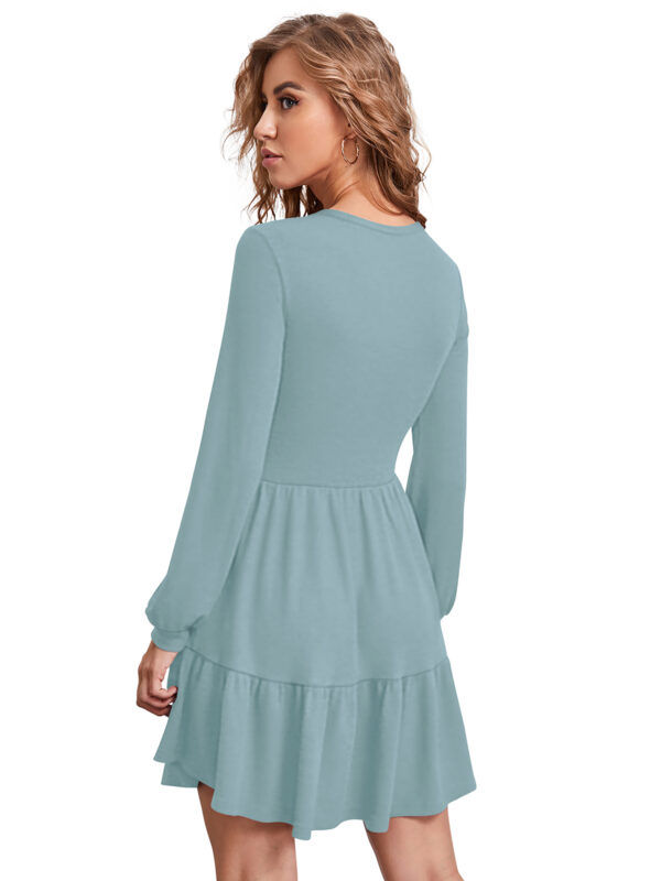 Timeless Pista Full-Sleeve Fit & Flair Dress - Image 4