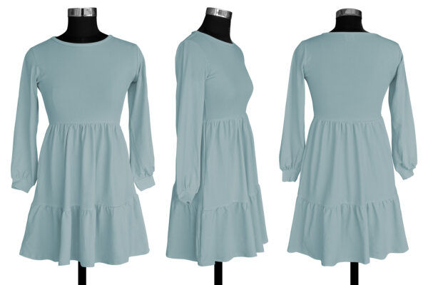 Timeless Pista Full-Sleeve Fit & Flair Dress - Image 5