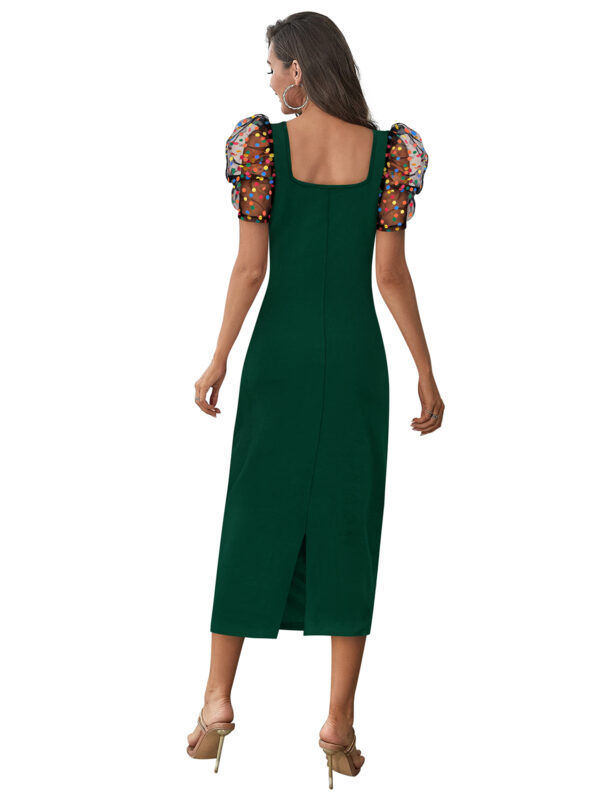 Women's Green Bodycon Dress - Image 5
