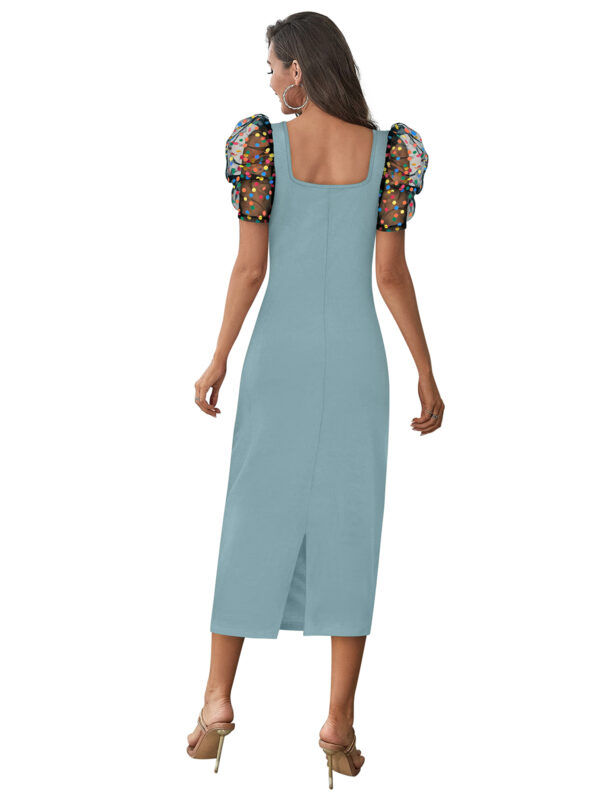 Women's Pista Color Bodycon Dress - Image 5