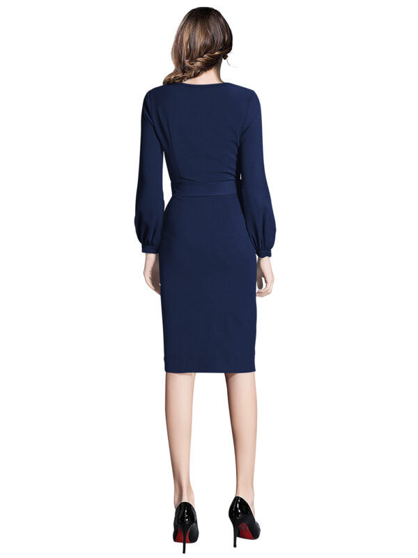 Gorgeous Navy Blue Bodycon Dress - Image 5