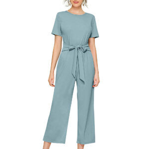 Pista Cap Sleeves Jumpsuit