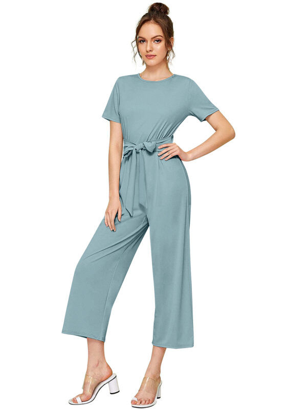 Pista Cap Sleeves Jumpsuit - Image 3