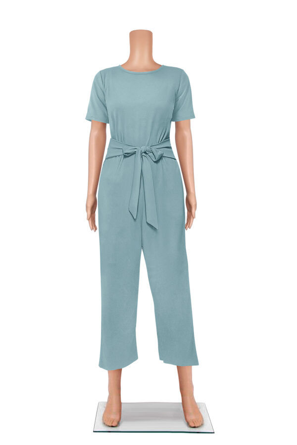 Pista Cap Sleeves Jumpsuit - Image 4