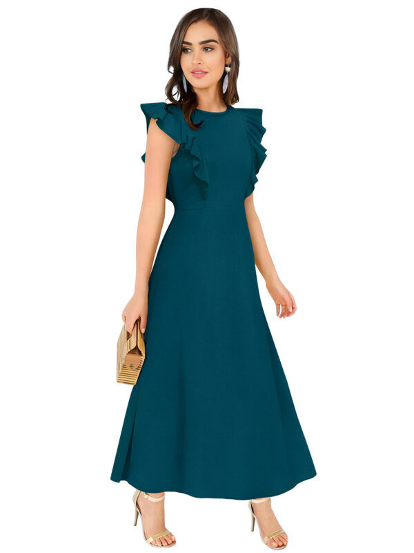 Ruffled Sleeve Morpich Gown - Image 2