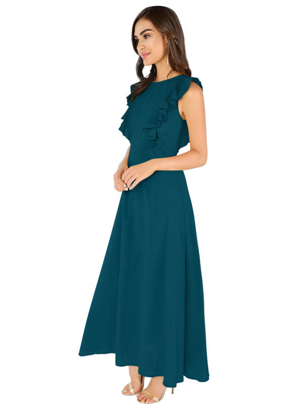 Ruffled Sleeve Morpich Gown - Image 3