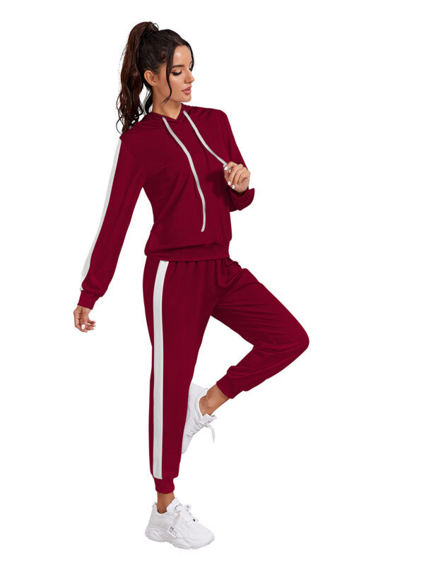 Maroon Full Sleeves Top & Pants - Image 2