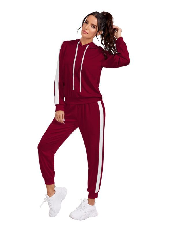 Maroon Full Sleeves Top & Pants - Image 3