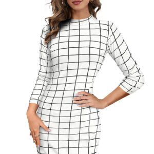 White Western Wear Bodycon Dress