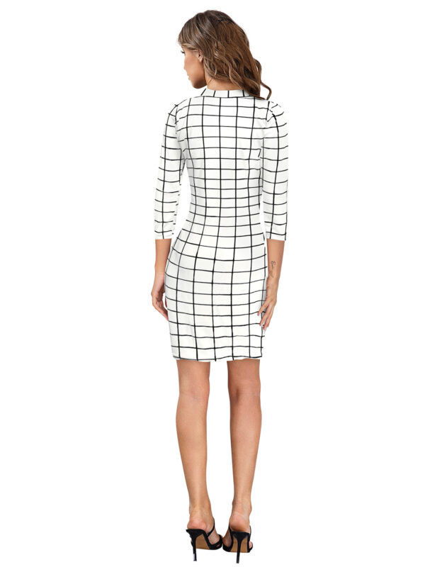White Western Wear Bodycon Dress - Image 5