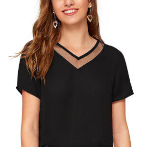 Black Half Sleeve T-Shirt