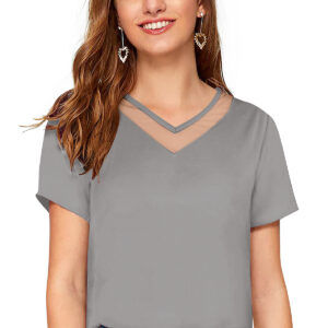 Grey Half Sleeve T-Shirt
