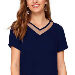 Navy Blue Half Sleeve T-Shirt