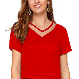 Red Half Sleeve T-Shirt