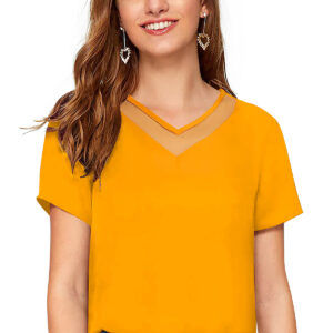Yellow Half Sleeve T-Shirt