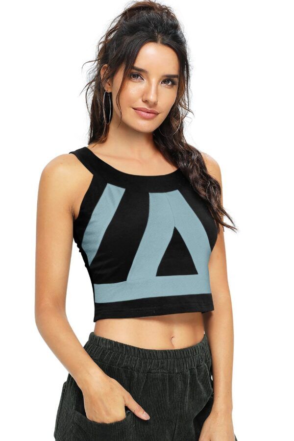 Sleeveless Pista Round Neck Top - Image 2
