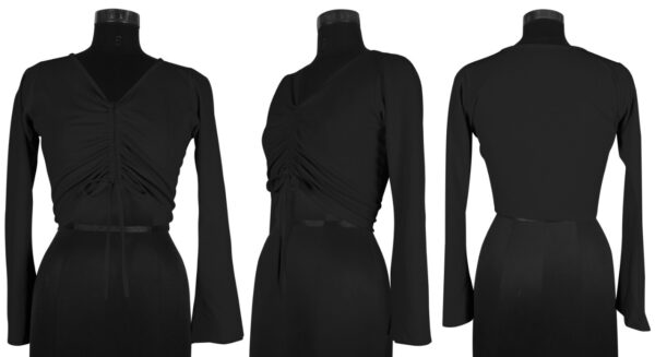 Black Bell Sleeves Top - Image 8