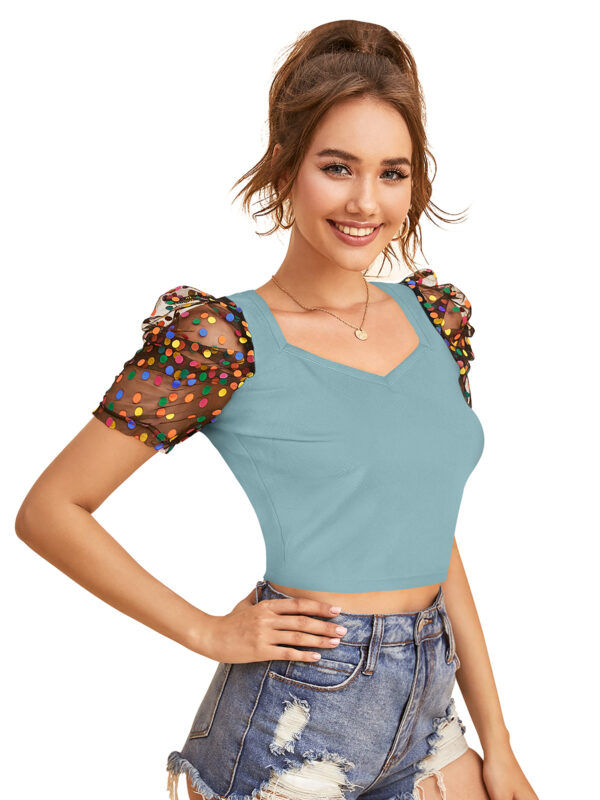 Pista Short Sleeves Top - Image 2