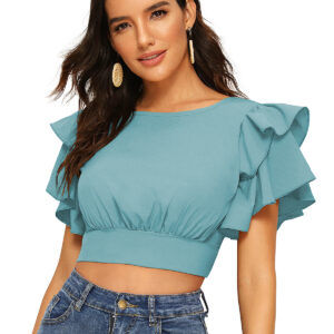 Pista Round Neck Tops