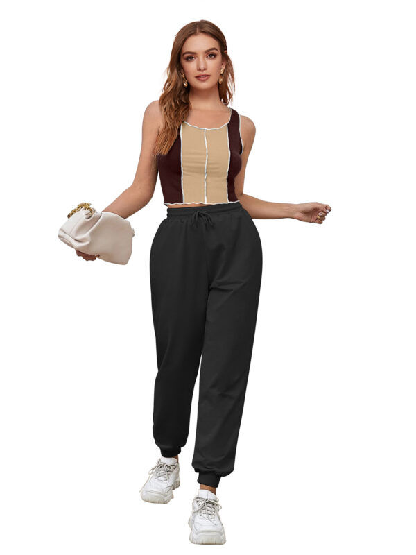 Coffee Sleeveless Top - Image 4