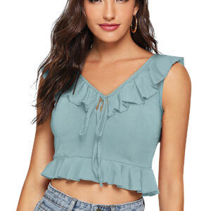 Pista Ruffle Neck Top