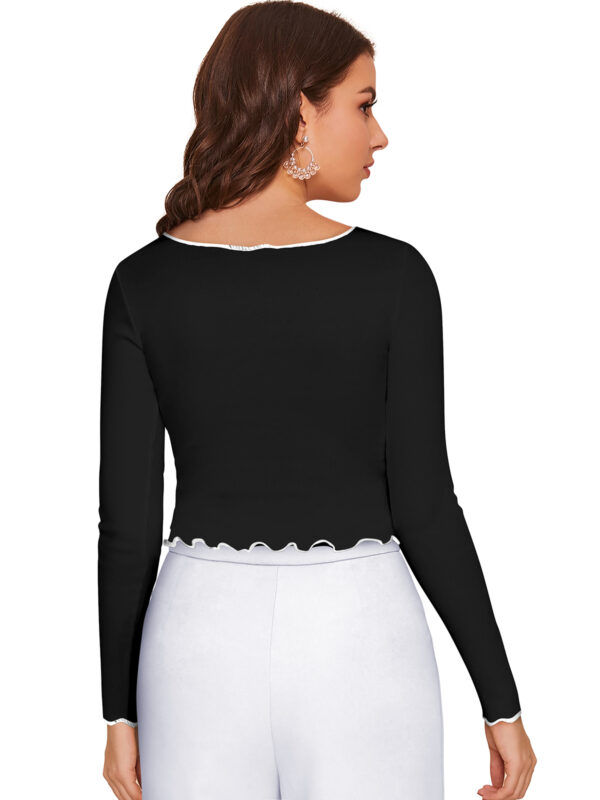 Full Sleeves Black Top - Image 4