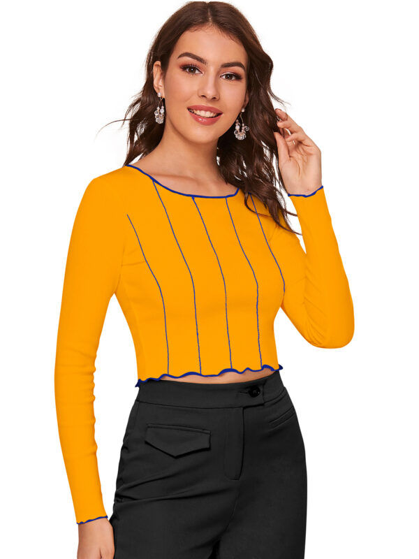 Full Sleeves Yellow Top