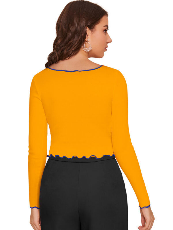 Full Sleeves Yellow Top - Image 4