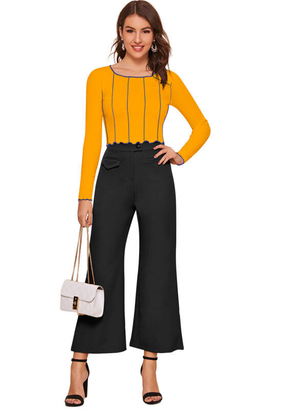 Full Sleeves Yellow Top - Image 5