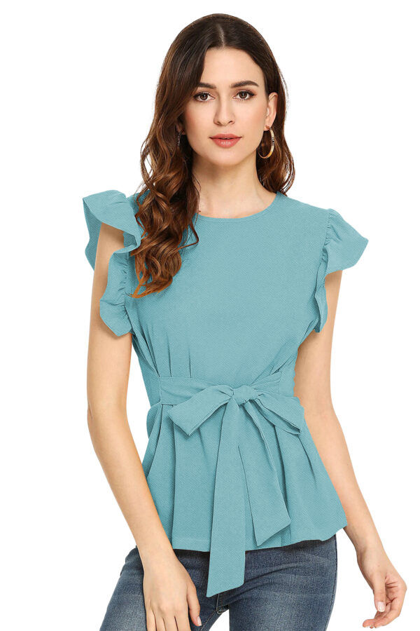 Designer Cap Sleeves Pista T-Shirt