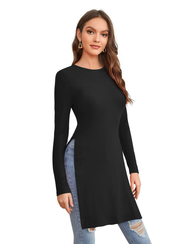 Black Full Sleeves Tunic - Image 2