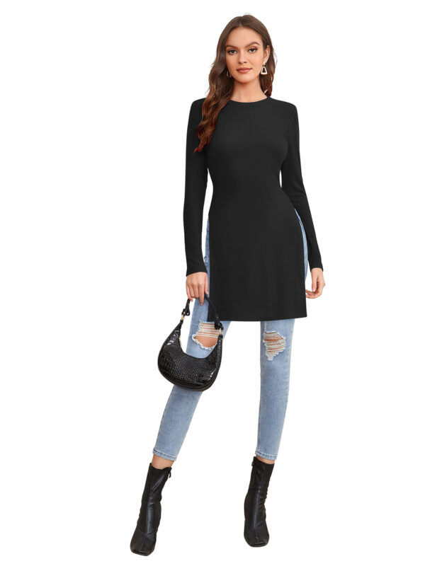 Black Full Sleeves Tunic - Image 5