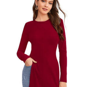 Maroon Full Sleeves Tunic