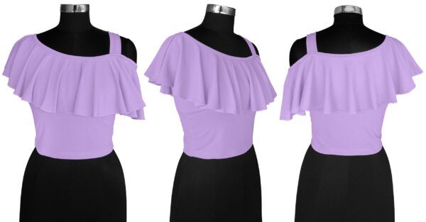 Purple Off Shoulder Top - Image 6