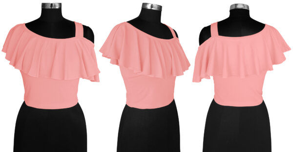 Peach Off Shoulder Top - Image 6