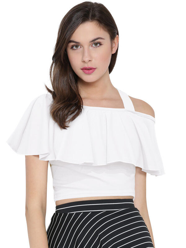 White Off Shoulder Top