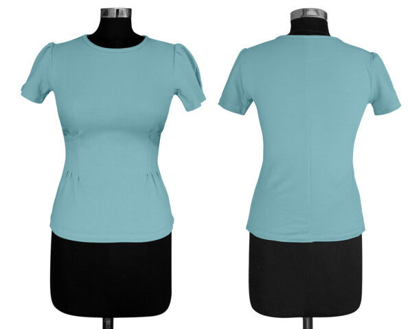 Pista Round Neck Solid Top - Image 5