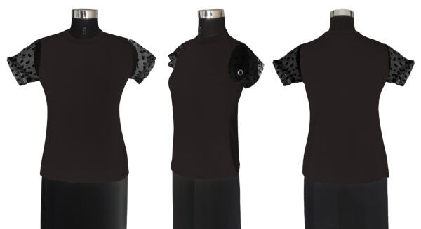 Short Sleeves Black T-Shirt - Image 6