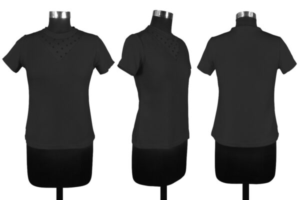 Black Short Sleeves T-Shirt - Image 6