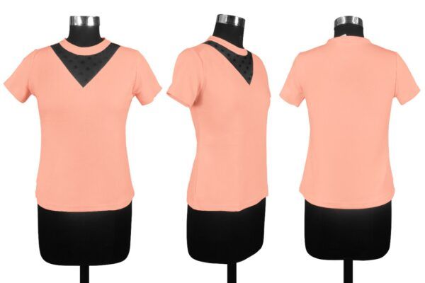 Peach  Short Sleeves T-Shirt - Image 6