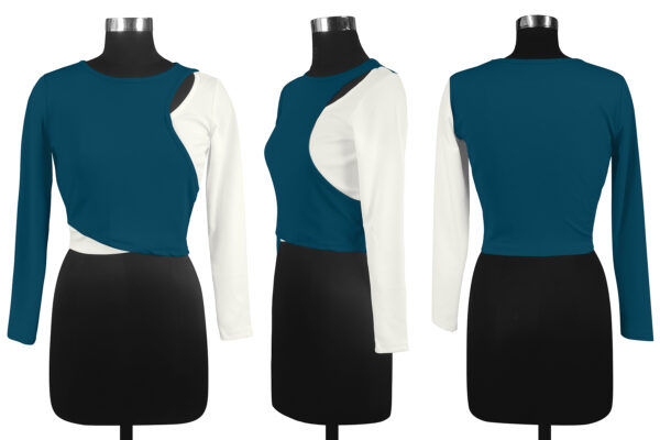 Full Sleeves Solid Morpitch Top - Image 5