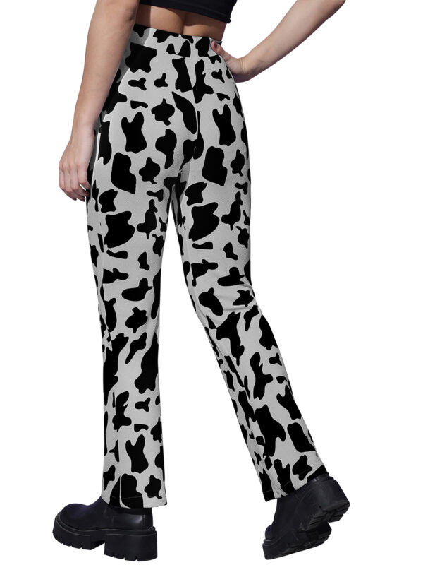 Polyester Cow Pattern Grey Pant - Image 5