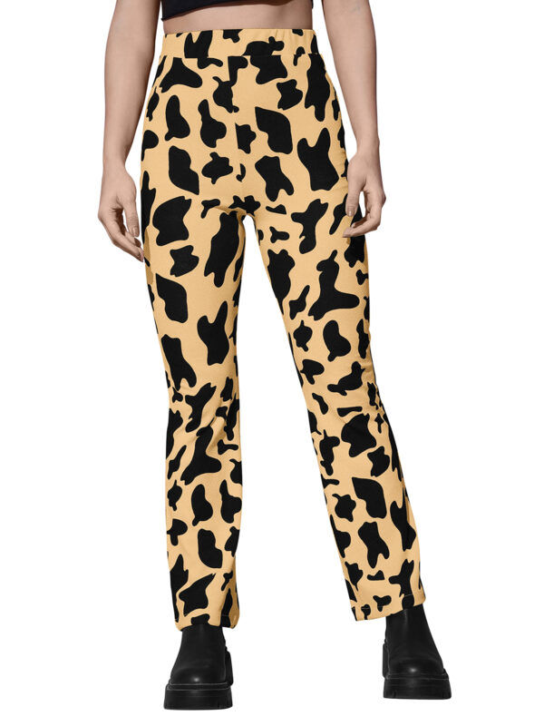 Polyester Cow Pattern Chiku Pant - Image 2