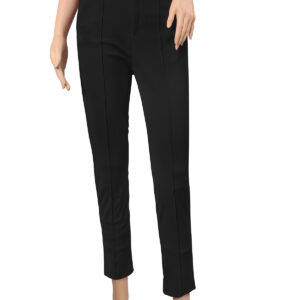 Polyester Solid Black Pant
