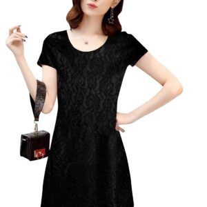 Black Rasal Bodycon Knee-Length Dress