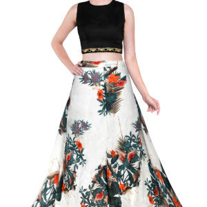 Elegant Stylish Cream Lehenga